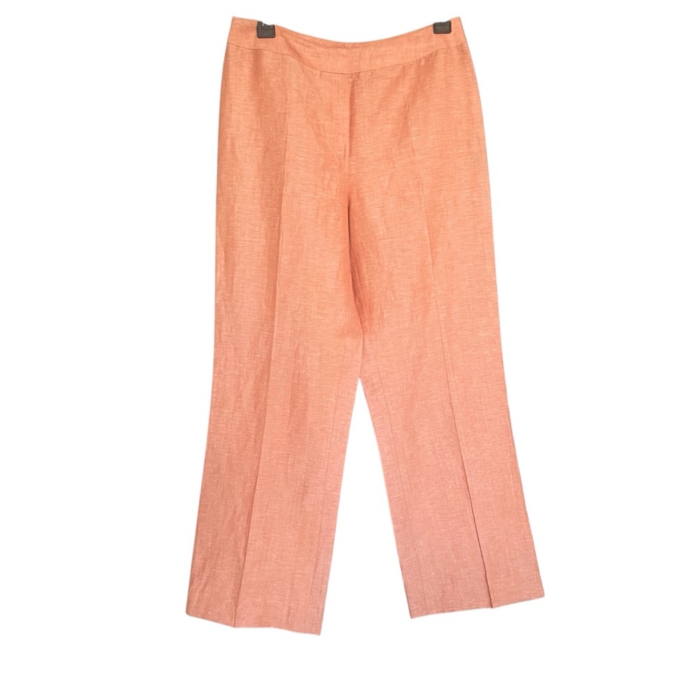 Lafayette 148 New York Wide Leg Pants in Coral